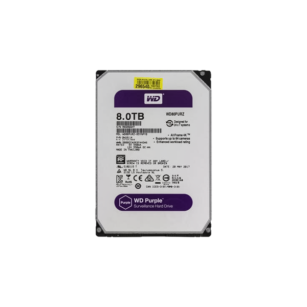 Жорсткий диск Western Digital 8TB Purple (WD80PURZ) 21038 фото