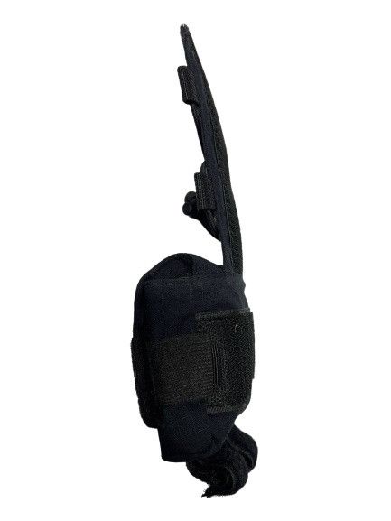 Подсумок карман (противовес) для аксессуаров на кавер для баллистического шлема Fast Mandrake черный SAG 1925265270 фото