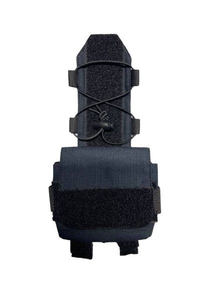 Подсумок карман (противовес) для аксессуаров на кавер для баллистического шлема Fast Mandrake черный SAG 1925265270 фото