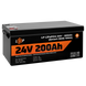 Акумулятор LP LiFePO4 24V (25,6V) - 200 Ah (5120Wh) (Smart BMS 100А) з BT пластик для ДБЖ 20201 фото 4