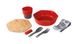 Набір туристичного посуду Robens Leaf Meal Kit Fire Red (690276) 929209 фото 1