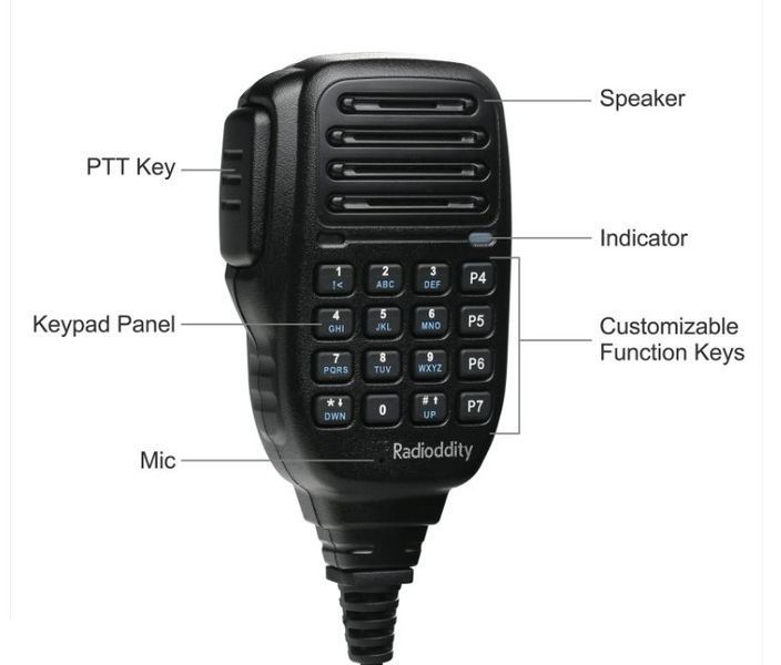 Автомобільна рація Radioddity DB25-D ARC4 40-bit та AES256 DMR 3174260913 фото