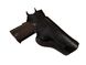 Кобура для Colt 1911 поясная не формованная кожа чёрная SAG 27102 фото 1