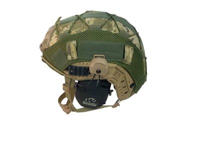 Комплект Кавер (чехол) для шлема Fast Mandrake подсумок карман для аксессуаров на кавер, пиксель SAG 1925265274 фото