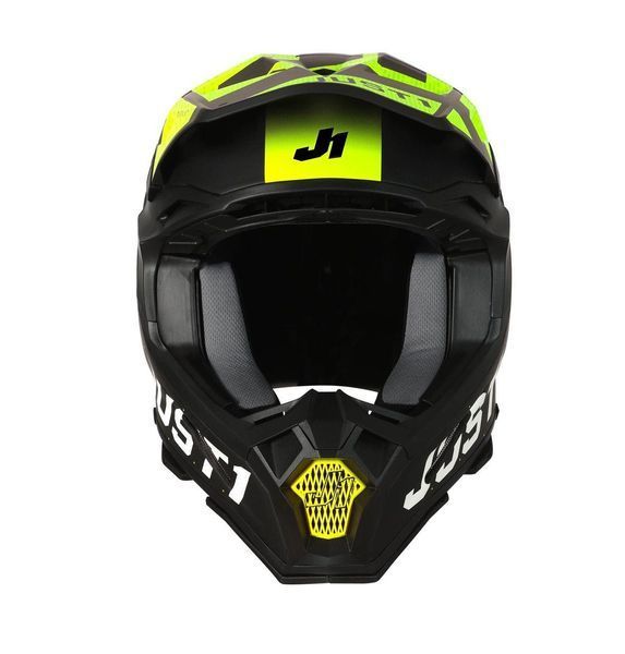 Мотошлем Just1 J22 Adrenaline Fluo Yellow Carbon Matt 3009417773 фото