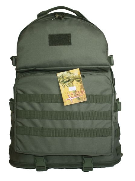 Тактический туристический крепкий рюкзак трансформер 40-60 литров олива SAG 161/3 фото