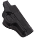 Кобура для Beretta 92 Беретта на пояс поясная формованная кожаная черная SAG 92101 фото 1
