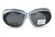 Окуляри захисні з ущільнювачем Global Vision Outfitter Metallic (gray) Anti-Fog, чорні в сірій оправі 1АУТФ-ц20 фото 3