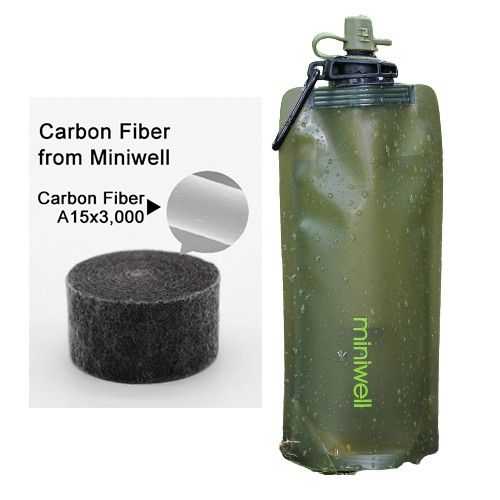 Фильтр для воды портативный походный Miniwell L620 1000L green 6951533262035 фото