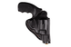 Кобура для Револьвера 25" поясная на пояс формованная кожаная черная SAG 22101 фото 4
