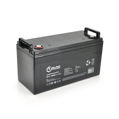 Акумуляторна батарея EUROPOWER AGM EP12-100M8 12 V 100 Ah (329 х 172 х 218) Black Q1/36 16233 фото