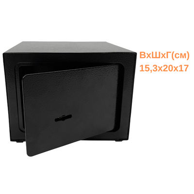 Мебельный сейф СМ-150 черный СМ-150 фото