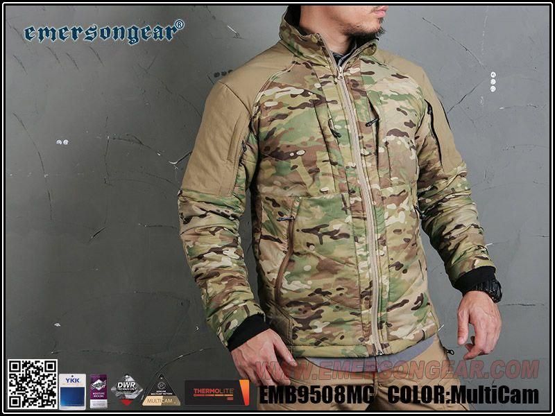 EmersonGearS BlueLabel PATRIOT LITE"Clavicular Armor" Tactical Warm & Windproof Layer / MultiCam - S EMB9508MCM фото
