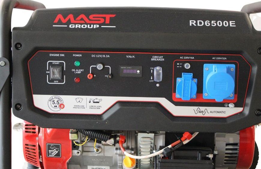 Бензиновый генератор MAST GROUP RD6500E RD6500E фото