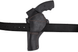 Кобура для Револьвера 4" поясная скрытого внутрибрючного ношения с клипсой формованная кожаная чёрная SAG 24201 фото 4