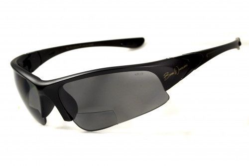 Бифокальные поляризационные защитные очки 3в1 BluWater Winkelman-1 (+2.5) Polarize (gray) серые 4ВИН1БИФ-Д2.5 фото