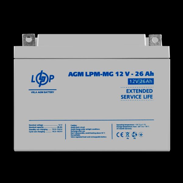 Аккумулятор мультигелевый LPM-MG 12V - 26 Ah 2364006299 фото