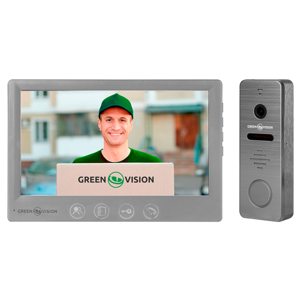 Комплект відеодомофону GreenVision GV-002-GV-058+GV-005 20345 фото