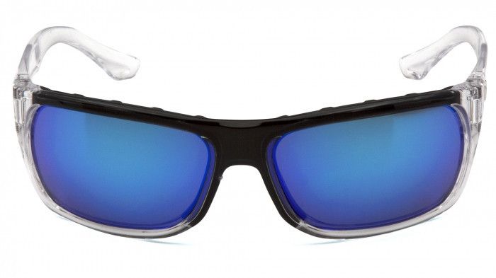 Окуляри захисні Venture Gear Vallejo Crystal (ice blue mirror) Аnti-Fog, дзеркальні сині в прозорій оправі 3ВАЛЕ-П90 фото