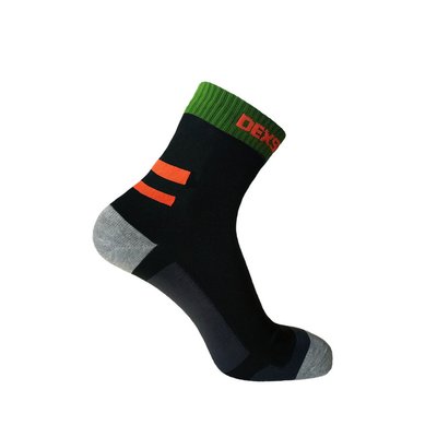 Шкарпетки водонепроникні Dexshell Running, p-p XL, з помаранчевими смугами DS645BORXL фото