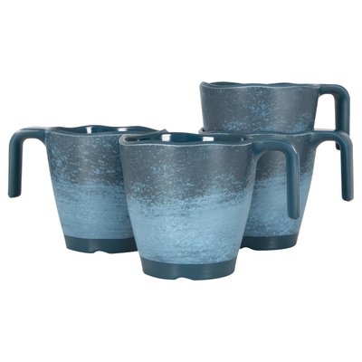 Набір чашок Gimex Mug Stone 4 Pieces 4 Person Dark Blue (6917120) DAS302013 фото