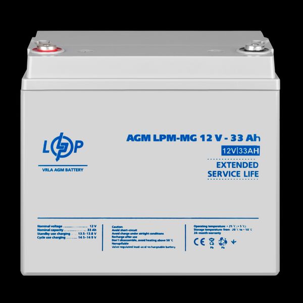 Аккумулятор мультигелевый LPM-MG 12V - 33 Ah 2393038497 фото