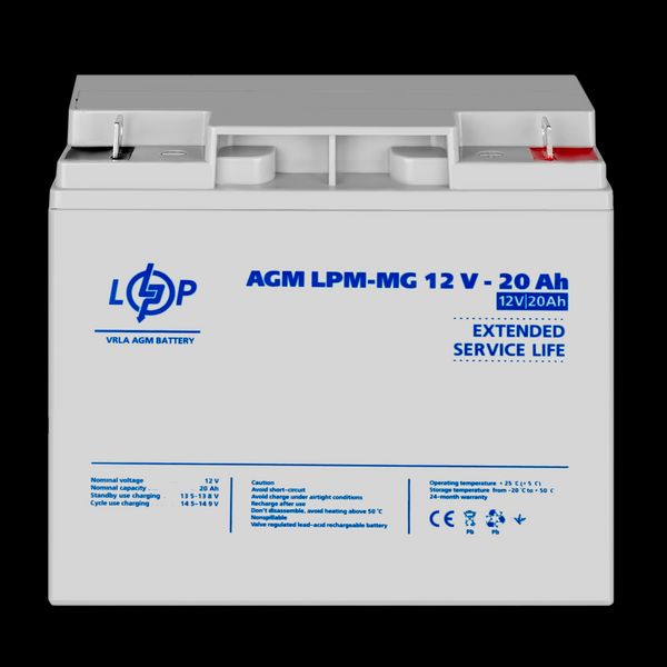 Аккумулятор мультигелевый LPM-MG 12V - 20 Ah 2393038643 фото