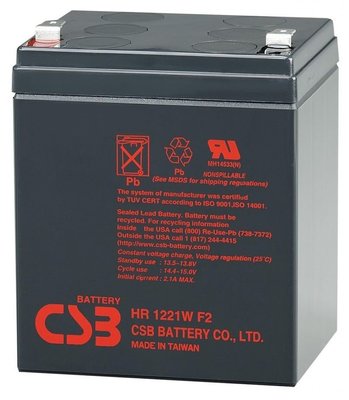 Аккумуляторная батарея CSB HR1221WF2, 12V 5Ah (90 х70х100 (105)) Q10/630 4409 фото