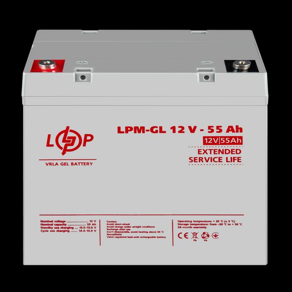 Акция.Аккумулятор гелевый LPM-GL 12V - 55 Ah 2393038955 фото