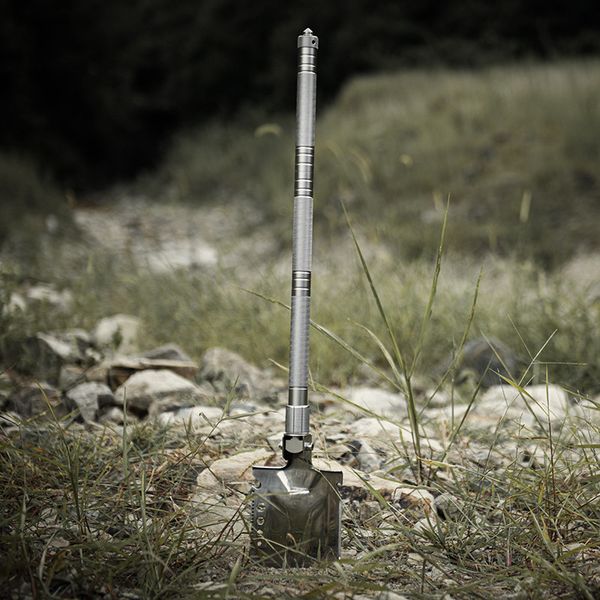 Лопата Naturehike Multifunctional outdoor shovel NH20GJ002, сріблястий 1932720567 фото