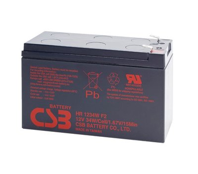 Акумуляторна батарея CSB HR1234WF2, 12 V 9 Ah (151х65х101мм) Q10/420 (КИТАЙ) 4410 фото