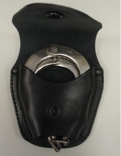 Чехол для наручников БР М 92 для ношения наручников чехол под наручники кожаный чёрный SAG 930 фото