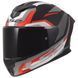 Мото шолом LS2 FF820 Rapid 3 Hyper Gloss Black Red 3037082962 фото 1