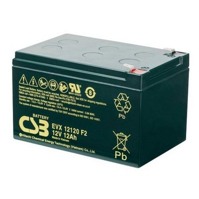 Аккумуляторная батарея CSB EVX12120, 12V 12Ah (151х98х94(100)мм, Q6 1831 фото