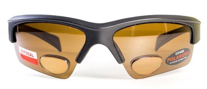 Бифокальные поляризационные очки BluWater Bifocal-2 (+2.0) Polarized (brown) коричневые 4БИФ2-50П20 фото