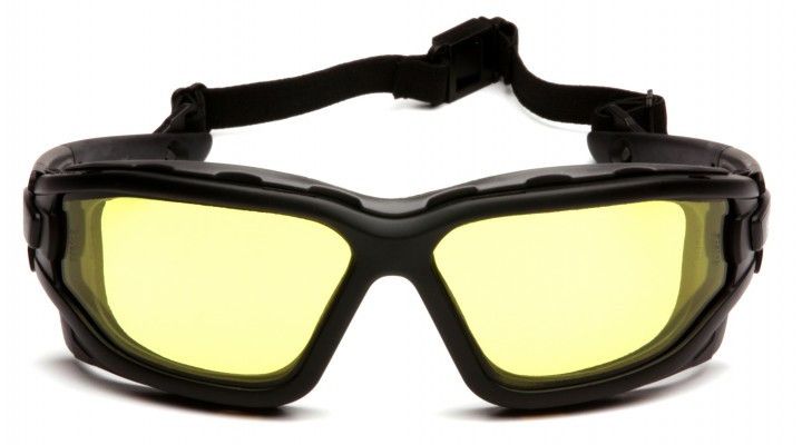Очки защитные с уплотнителем Pyramex i-Force XL (Anti-Fog) (amber) желтые 2АИФО-XL30 фото