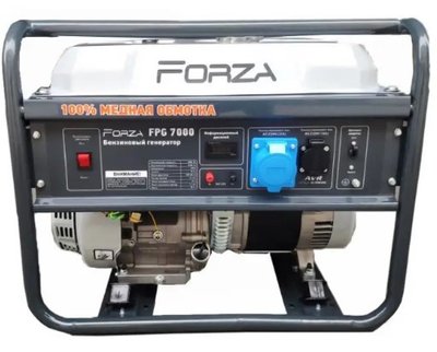 Генератор бензиновий Forza FPG7000Е 5.0/5.5 кВт з ручним запуском DD0004100 фото
