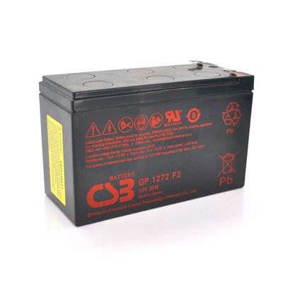 Аккумуляторная батарея CSB GP1272F2, 12V 7,2Ah (28W) (151х65х100мм) 2.1кг Q10 7775 фото