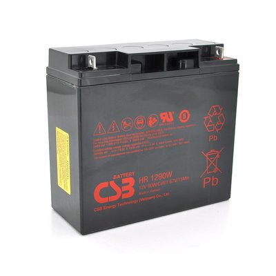 Акумуляторна батарея CSB HR1290W, 12 V 18 Ah (181х159х167мм), Q4 5180 фото