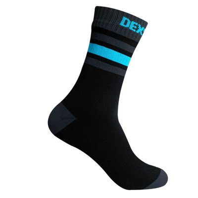 Шкарпетки водонепроникні Dexshell Ultra Dri Sports, р-р S, з блакитною смугою DS625W-ABS фото