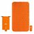 Килимок надувний двомісний з надувним мішком Naturehike FC-11 NH19Z055-P, 65 мм, помаранчевий 6927595735435 фото
