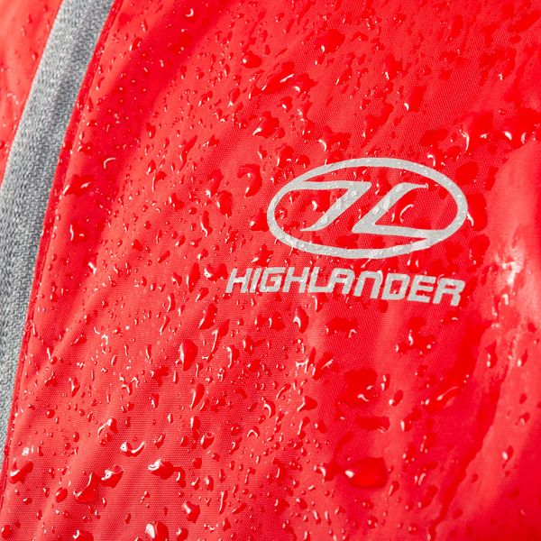 Вітрівка чоловіча Highlander Stow & Go Pack Away Rain Jacket 6000 mm Red XL (JAC077-RD-XL) 22551 фото