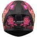 Мото шлем LS2 FF820 Rapid 3 Poppies 2 Black Pink 3037142550 фото 4