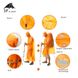 Пончо-дождевик 3F UL GEAR 15D nylon Sleeve orange 6970919905618 фото 3