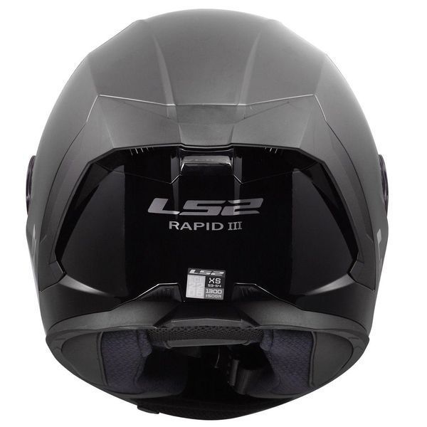 Мото шолом LS2 FF820 Rapid 3 Solid Gloss Black 3037144413 фото