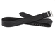 Ремень 110 см "Портупея" поясной армейский портупейный офицерский ремень пояс (кожаный, черный) SAG 884 фото 1