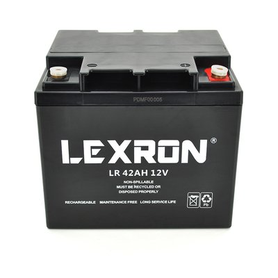 Акумуляторна батарея Lexron LR-12-42 12 V 42 Ah (197 x 165 x 172) 14kg 29317 фото
