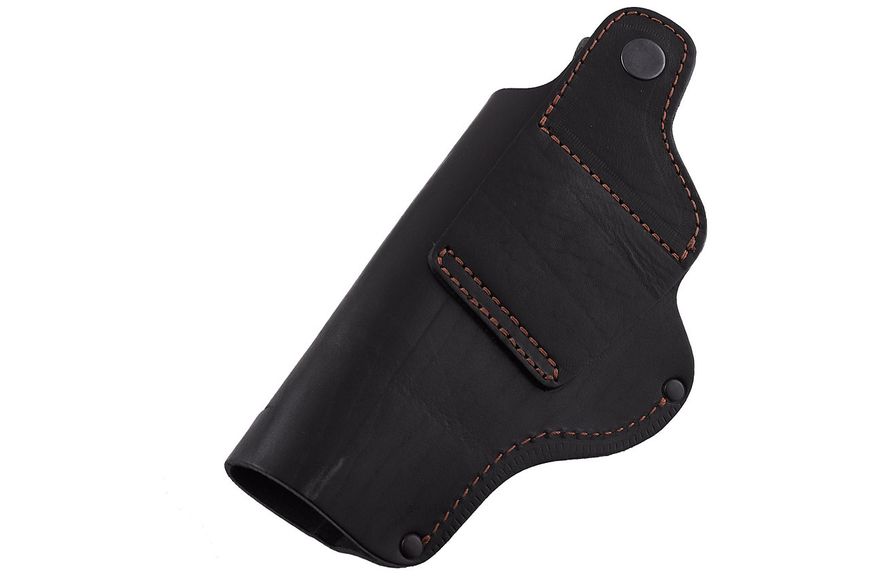 Кобура Beretta 92 (Беретта) поясная + скрытого внутрибрючного ношения с клипсой (кожаная, черная) SAG 92201 фото