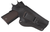 Кобура Colt 1911 поясна прихованого внутрішньобрючного носіння не формована з кліпсою шкіра чорна 27202 фото