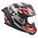 Мото шолом LS2 FF820 Rapid 3 Xtrem White Black Red 3037146328 фото 4